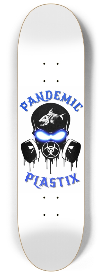 Pandemic Plastix  8-1/4 Skateboard Deck