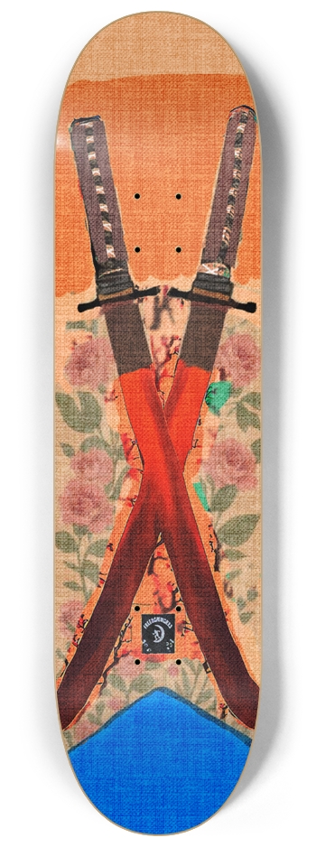 Tsuzure swords 8-1/4 Skateboard Deck