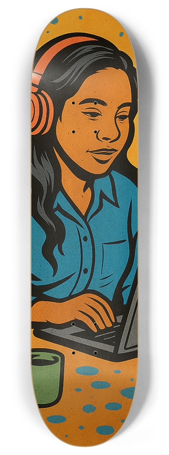CT Deep 1 8 Inch Skateboard Deck