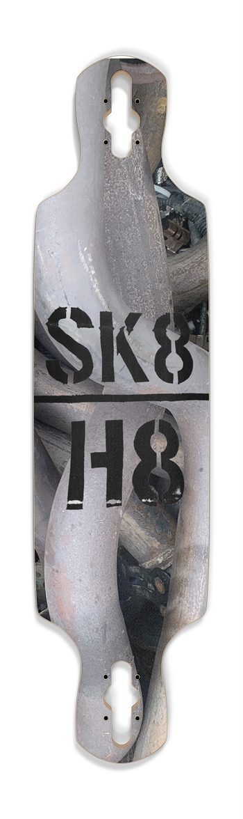 Exhausted Drop Through Longboard