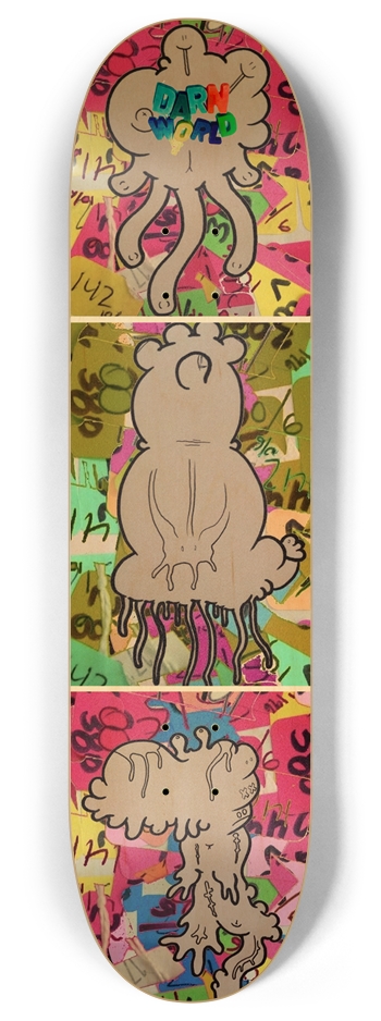 THE LEFTOVERS - MONSTER BOY BAND 8” 8 Inch Skateboard Deck