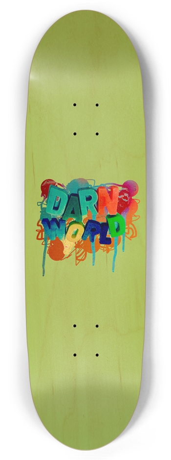 DARN WORLD avocado green 8.87”