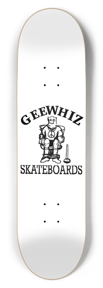 Throne Alone (wht) 8-1/2 Skateboard Deck