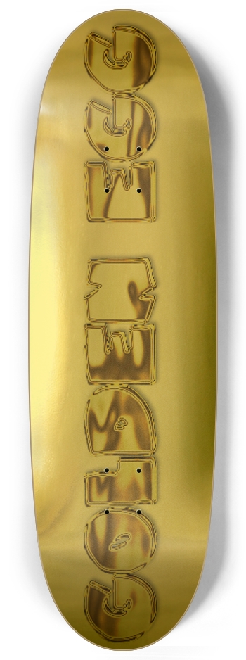 sum1sk8boards Golden egg egg shape board  Egg Shape