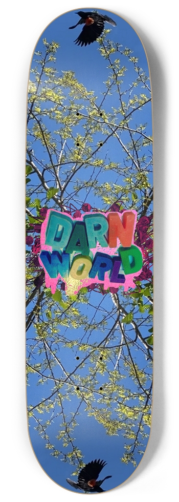 RED WING BLACK BIRD 9” 9 Inch Skateboard