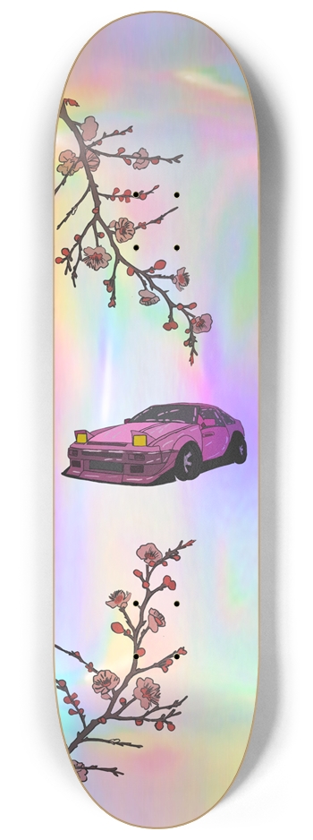 holographic car deck 8-1/4 Skateboard Deck