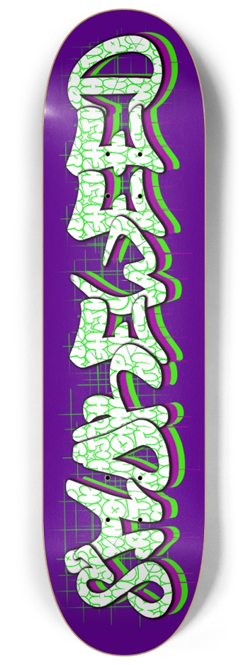 Smoke Weed Graffiti Deck 8-1/4 Skateboard Deck