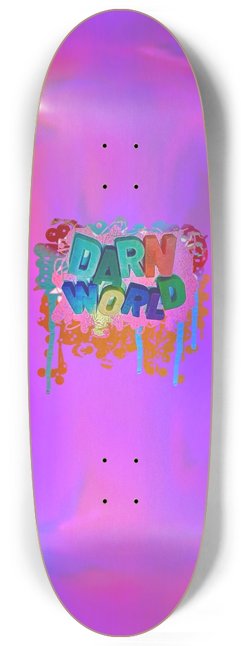 DARN WORLD purple 9.75” Holo