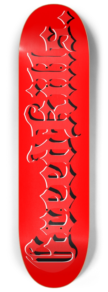 BigReddd 8-1/4 Skateboard Deck