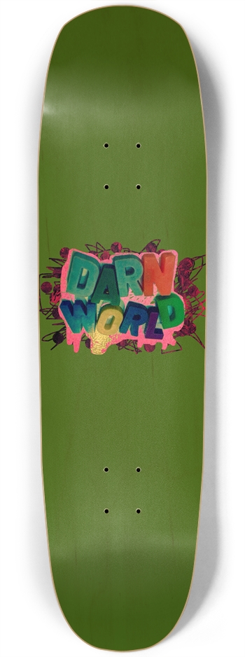 DARN WORLD green 8.75” Square Nose