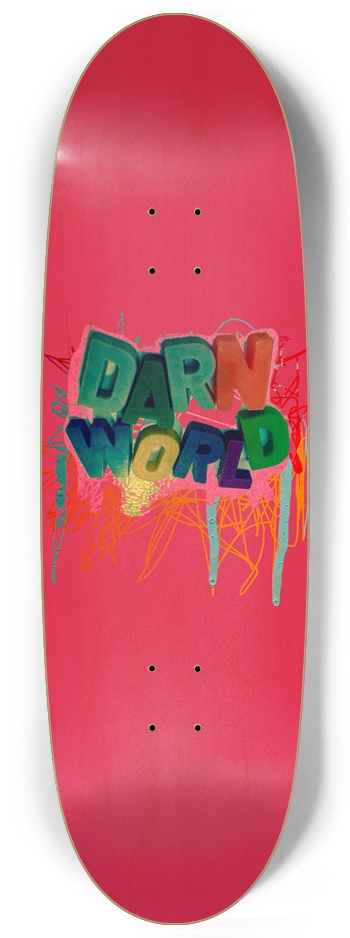 DARN WORLD power pink 9.75” Egg Shape