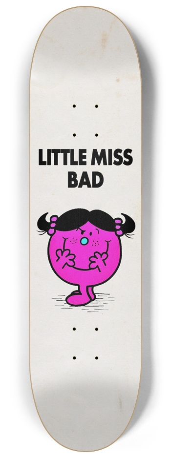 Little Miss Bad 8-1/4 Skateboard Deck