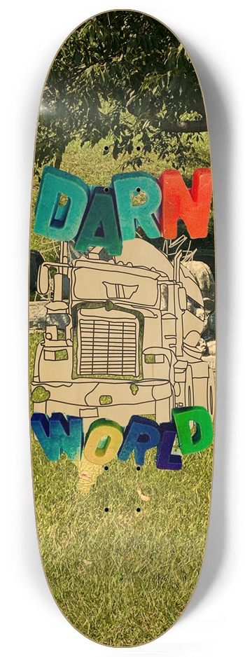 TRUCK YEAH cemetery green 9.75” Egg Shape