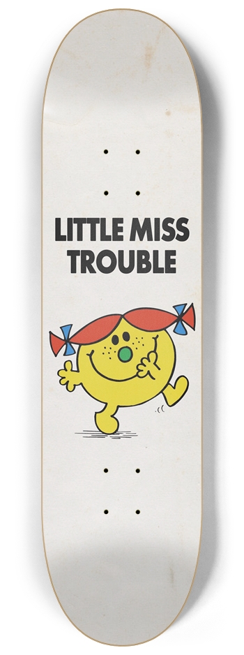 Little Miss Trouble 8-1/4 Skateboard Deck