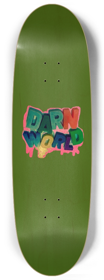 DARN WORLD pickled egg green 9.75” Egg Shape