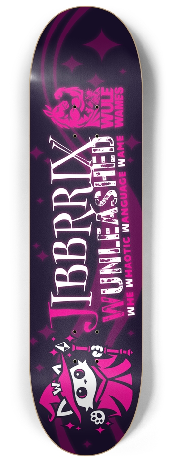 JIBBRRIX: WUNLEASHED 8-1/4 Skateboard Deck