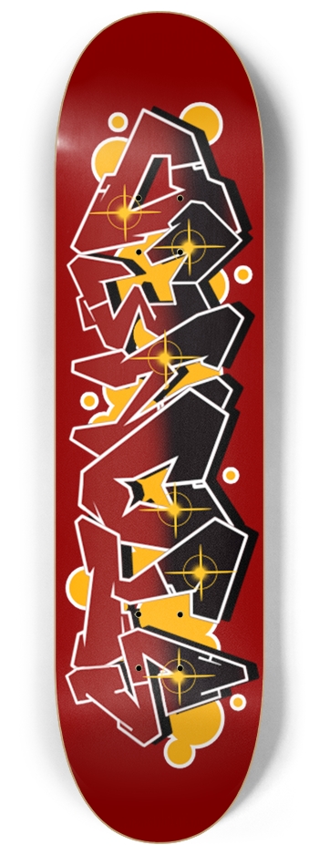 Stoned Graffiti Deck 8-1/4 Skateboard Deck