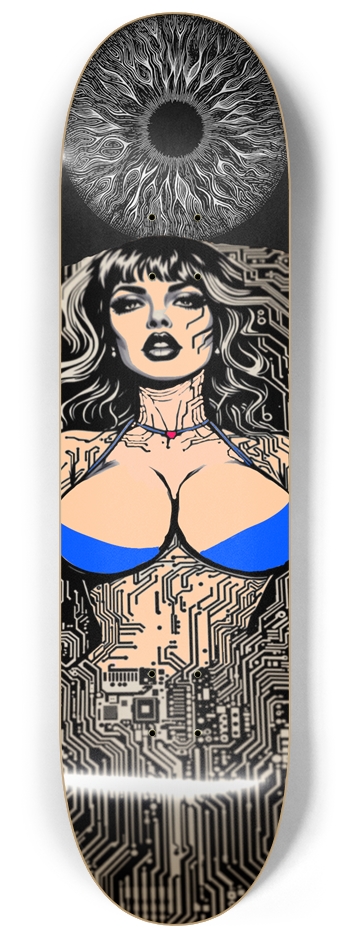 Dark eyes techno 8-1/4 Skateboard Deck