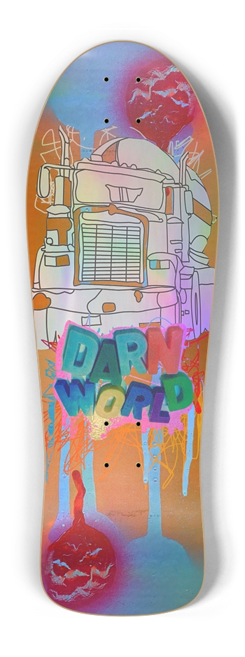 TRUCK YEAH 10.25” Holo Old School Shape