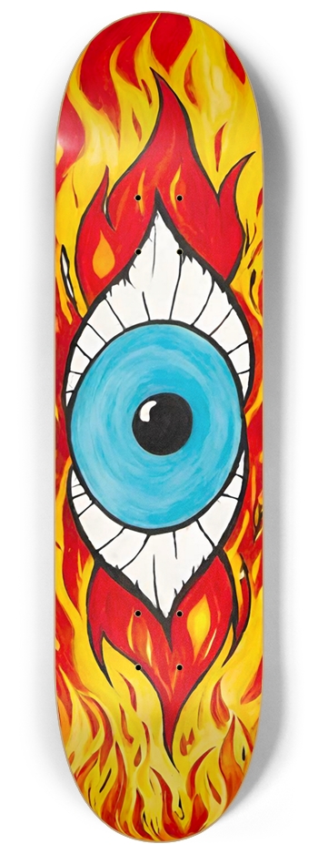 BALZER TWIN FLAME EYE DECK 01 8-1/4 Skateboard Deck