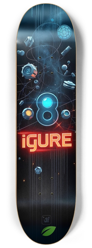 Figure8-2 8-1/4 Skateboard Deck