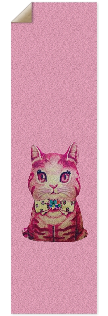 DARN KITTY pink 10” grip tape 10 x 36 Inch Griptape