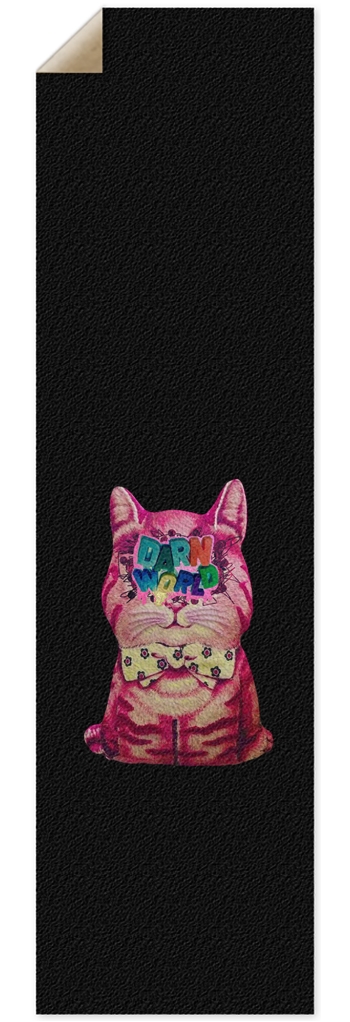 DARN KITTY black 10” grip tape 10 x 36 Inch Griptape