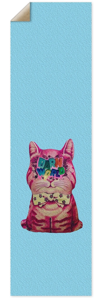 DARN KITTY powder blue 10” grip tape 10 x 36 Inch Griptape