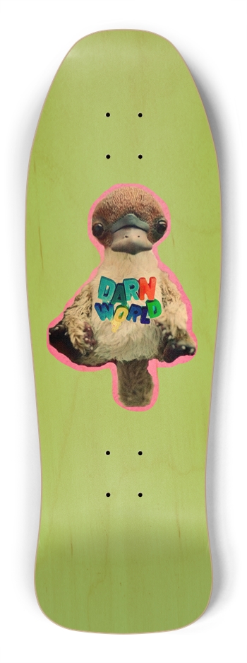 DARN CUTE avocado wood 10” Shredder Shape