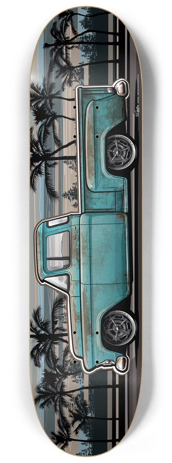 002454_1955 Chevy Stepside 8-1/4 Skateboard Deck