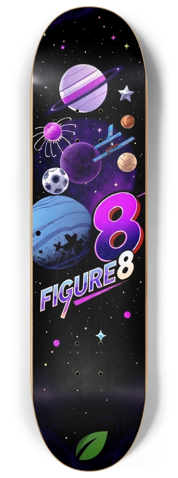 Figure8-4 8-1/4 Skateboard Deck