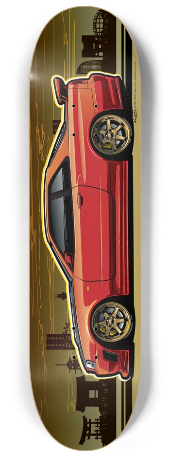 002263_1998 Nissan Skyline GT-R R34 8-1/4 Skateboard Deck