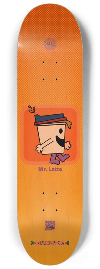 Mr. Latte - Popsicle 8.25 8-1/4 Skateboard Deck