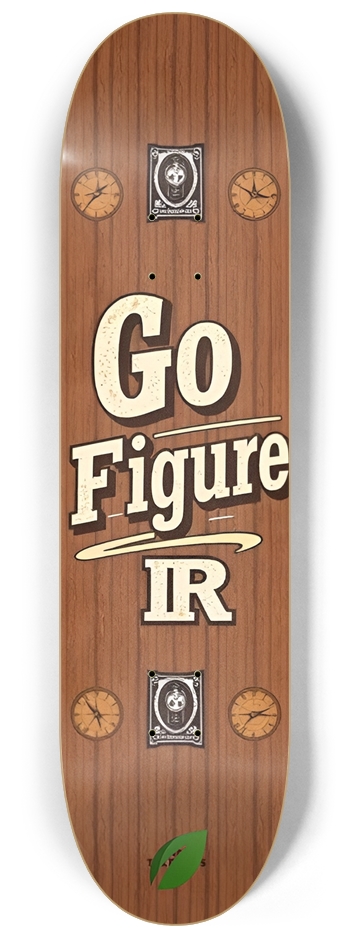 Gofigure-4 8-1/4 Skateboard Deck
