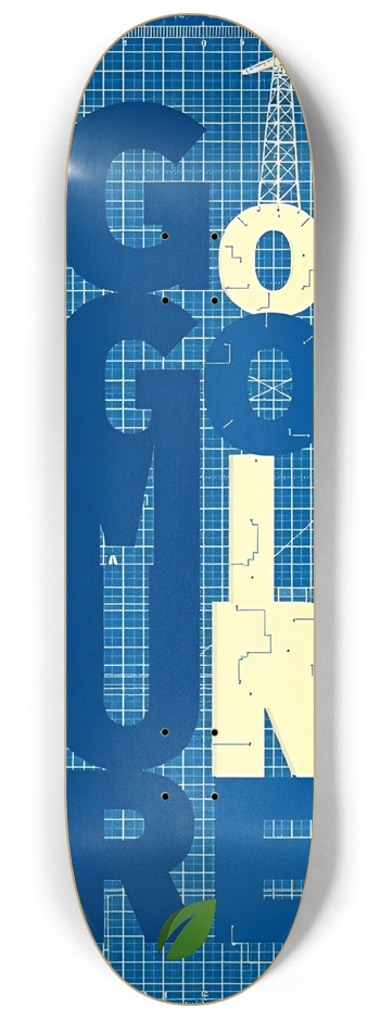 Gofigure-7 8-1/4 Skateboard Deck