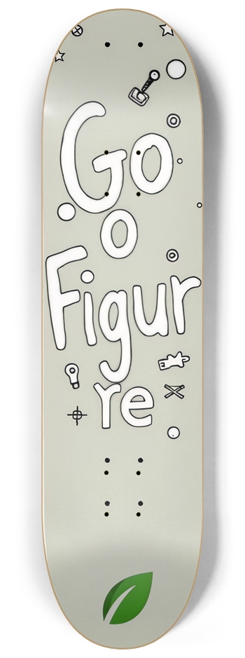 Gofigure-1 8-1/4 Skateboard Deck