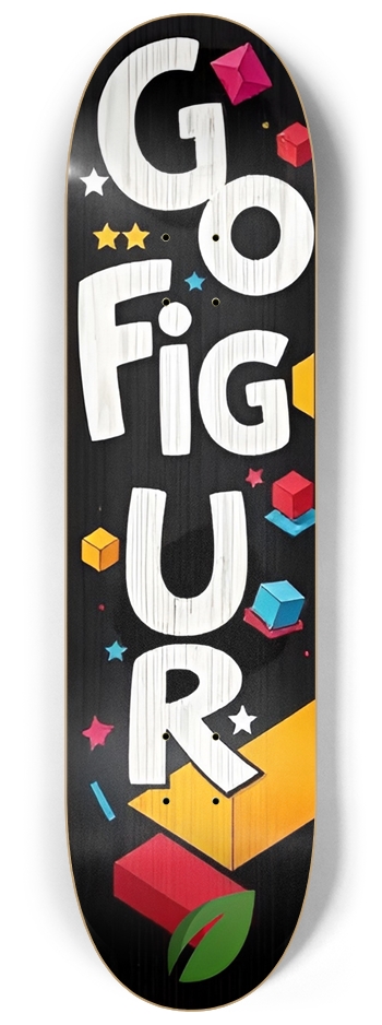 Gofigure-3 8-1/4 Skateboard Deck