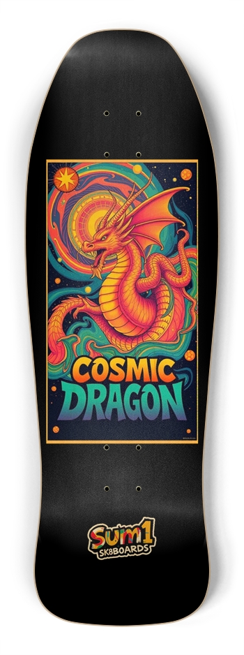 sum1sk8boards cosmic dragon shredder shape board