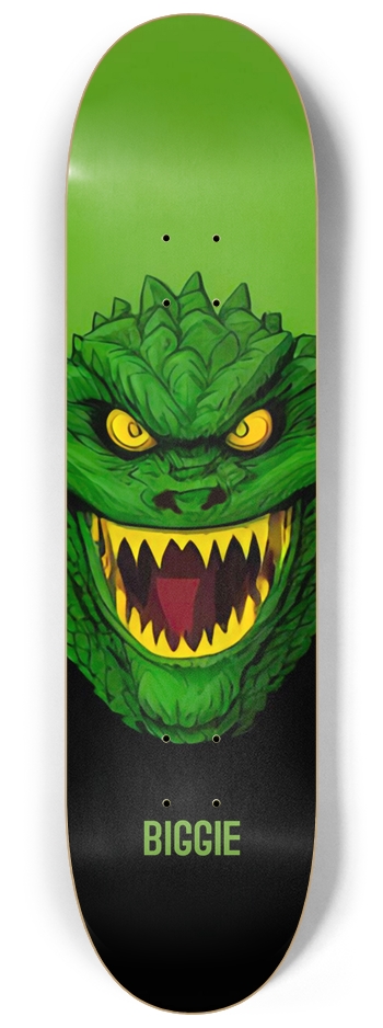 BIGGIE GODZILLA DECK 01a 8-1/4 Skateboard Deck