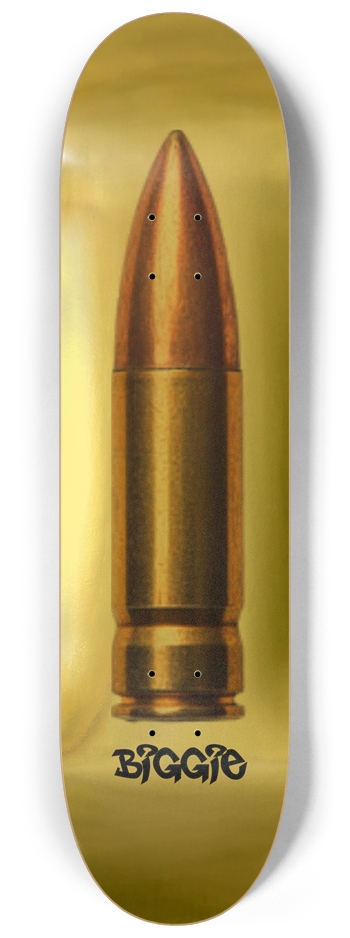 BIGGIE APS DECK 01 GOLD VARIANT 4K 8-1/4 Skateboard Deck