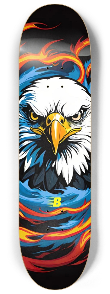 BIGGIE AMERICAN FREEDOM EAGLE DECK 01 8-1/4 Skateboard Deck