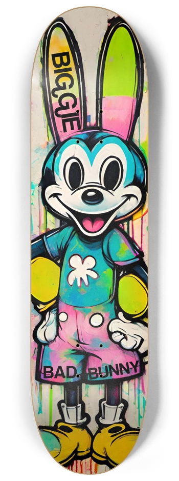 BIGGIE BAD BUNNY DECK 01 8-1/4 Skateboard Deck