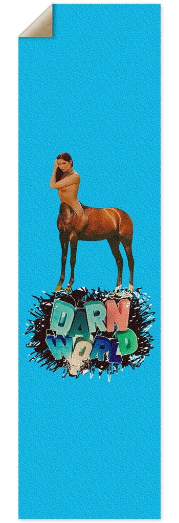 LAND SIREN blue 10” grip tape 10 x 36 Inch Griptape