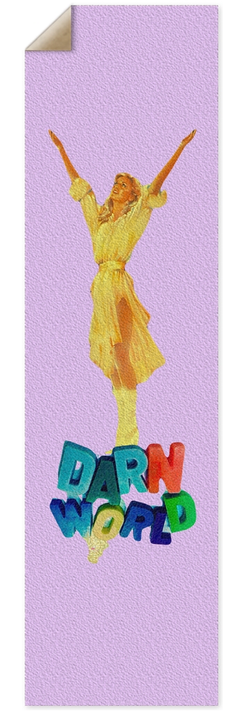 OLIVIA N-J SUPERSTAR lavendork 10” grip tape 10 x 36 Inch Griptape