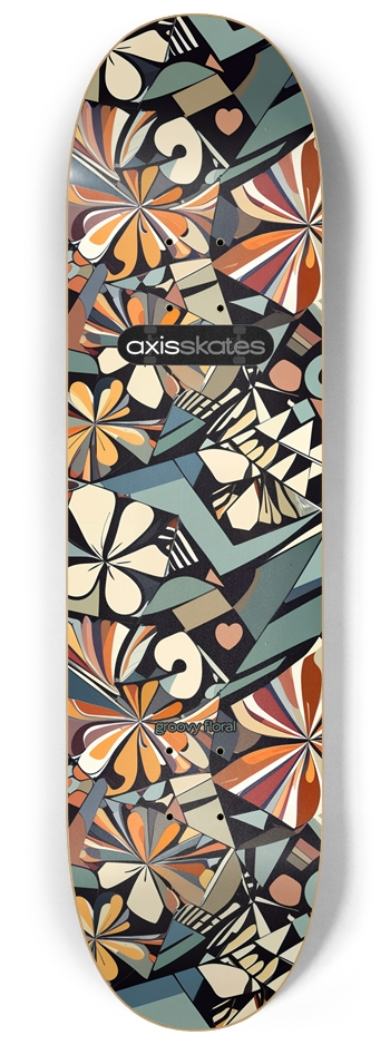 Groovy Retro Flowers - Custom Popsicle