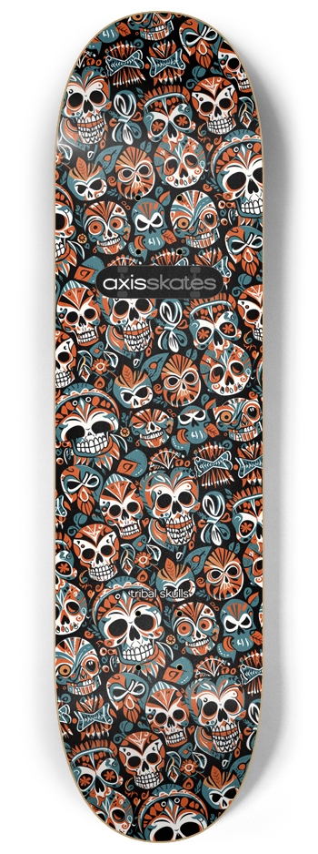 Tribal Skulls Design - Custom Popsicle