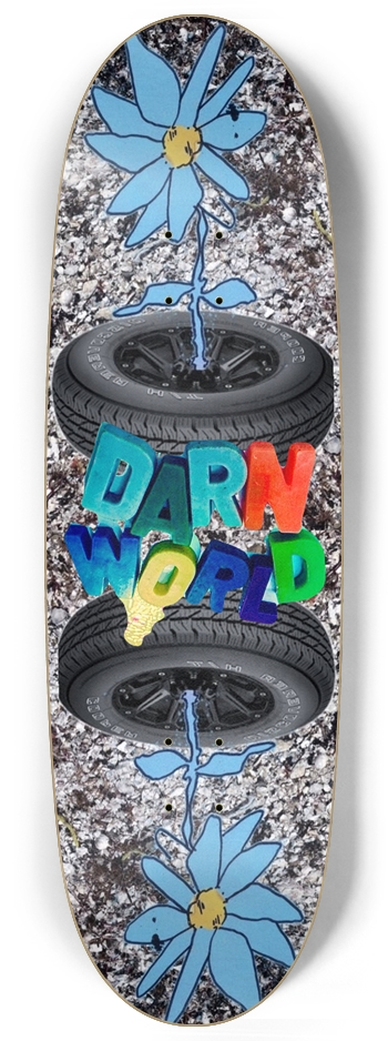 BLUE FLOWERS 9.75” Egg Shape