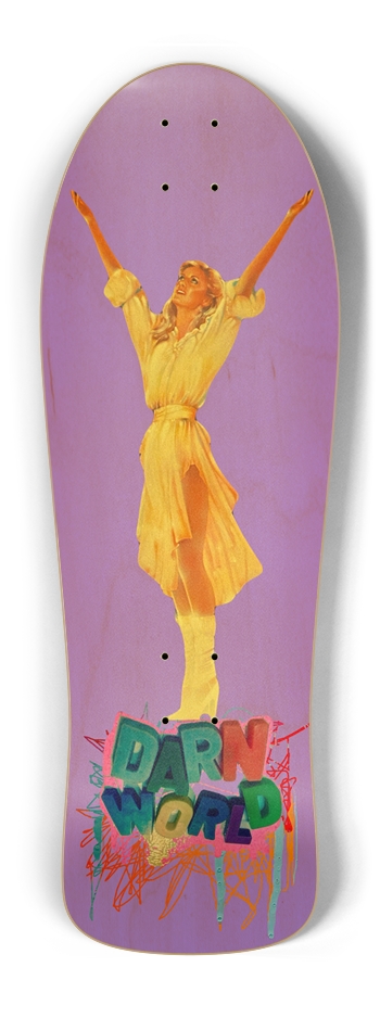 OLIVIA N-J SUPERSTAR purp wood 10.25” Old School Shape