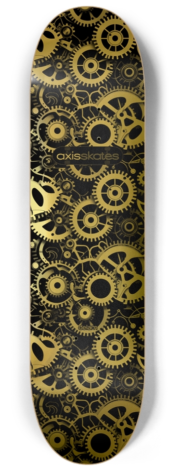 Gears in Gold Design - Custom Popsicle