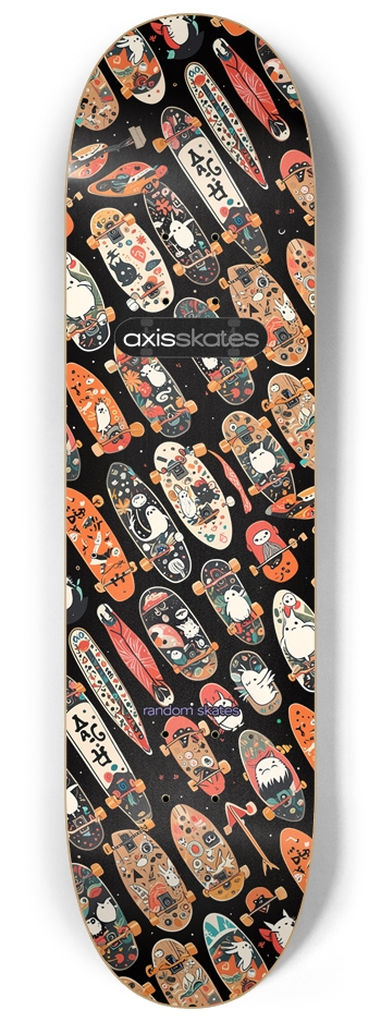 Random Skates Design - Custom Popsicle